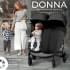 Детская прогулочная коляска для двойни Sweet Baby Donna Black
