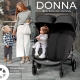 Детская прогулочная коляска для двойни Sweet Baby Donna Black