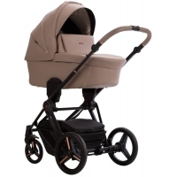 Детская коляска Bebetto Monti Pro 2 в 1 03 Stella бежевая кожа