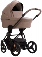 Детская коляска Bebetto Monti Pro 2 в 1 03 Stella бежевая кожа