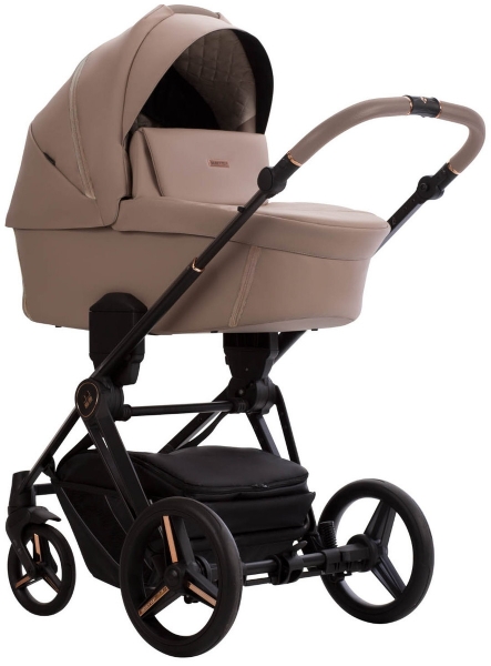 Детская коляска Bebetto Monti Pro 2 в 1 03 Stella бежевая кожа