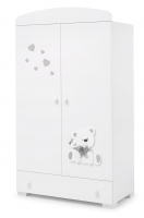 Шкаф Erbesi Tato белый/серый