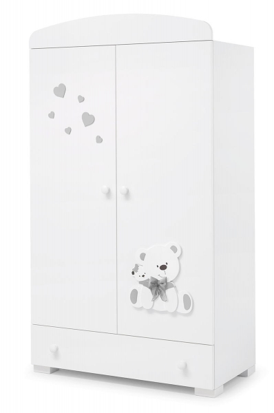 Шкаф Erbesi Tato белый/серый