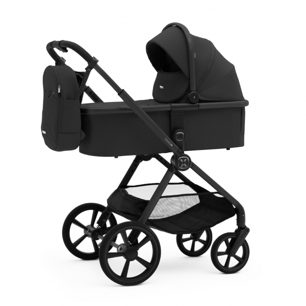Коляска 2 в 1 Agex Life 2026, Black (Черный)