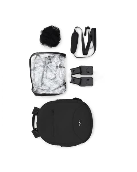 Коляска 2 в 1 Agex Life 2026, Black (Черный)
