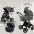 Коляска 3 в 1 Luxmom 811X темно-серый
