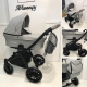 Коляска 3 в 1 Verdi Sonic Soft цвет 6 светло-серый eco
