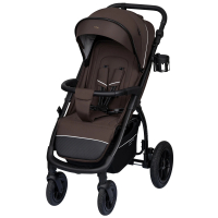 Коляска прогулочная Indigo EPICA XL AIR + с сумкой коричневый