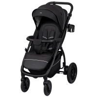 Коляска прогулочная Indigo EPICA XL AIR + с сумкой черный