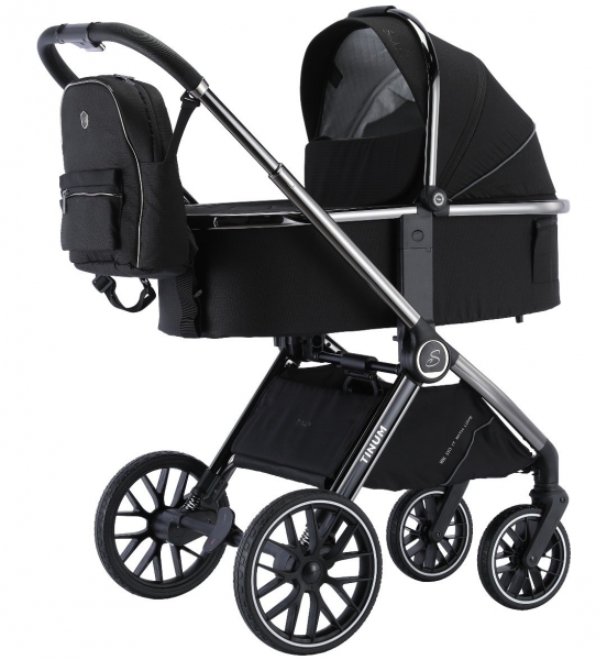 Детская коляска 2 в 1 Sevillababy Tinum Black/черный