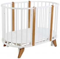 Детская кровать трансформер Pituso Stella 6 в 1 106501-6 Белый-Бук