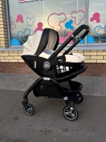 Коляска-автокресло 4в1 luxmom S366(S900) (бежевый)
