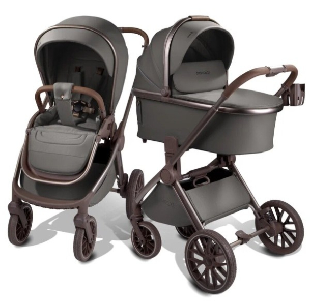 Детская коляска AmaroBaby Motus Premium Ecco Exclusive 2 в 1 серый