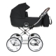 Коляска люлька для новорожденных Roan Bass Next Classic 1 в 1 black chrome d14