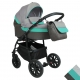 Alis alvaro F 3 в 1 AL 01 серый+бирюзовый (Люлька+прогулочный блок+автокресло)