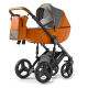 Коляска 3 в 1 Verdi Orion orange (люлька + прогулочная + автокресло)