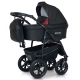 Коляска 3 в 1 Verdi Sonic Plus цвет 3 черная с бордовой вставкой