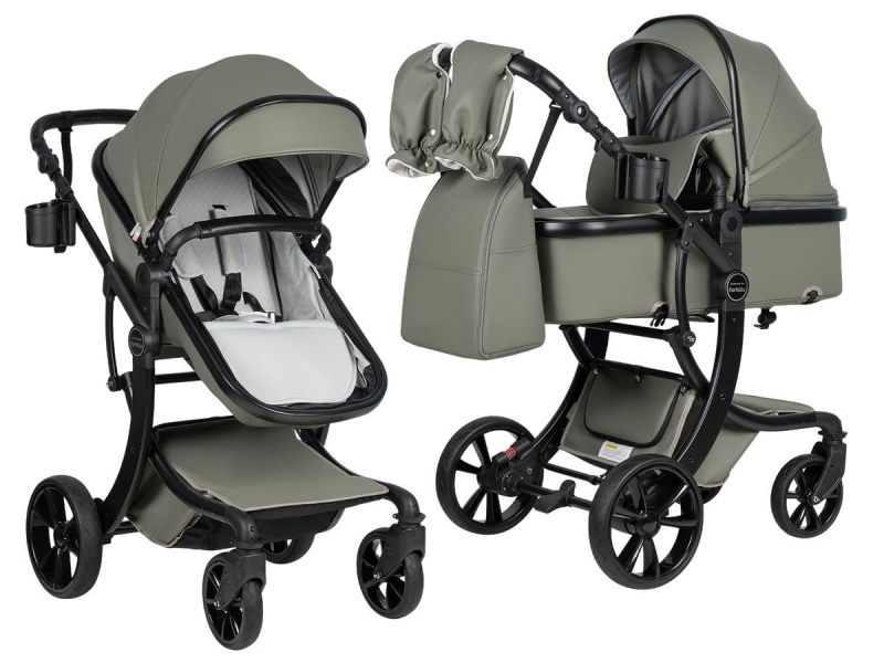 Коляска трансформер Aimile Adventurer оливковый
