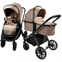 Коляска 3в1 AmaroBaby Motus V2 Мокко (2025)