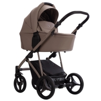 Детская коляска Bebetto Pelpasso Pro 2 в 1 04 kaszmir (св.бежевая кожа)