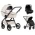 Детская коляска Tutis Uno 6 Plus Leather collection 3 в 1 с автокреслом Elo Lux EduSky Black 1402151 Latte