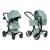 Детская коляска трансформер Farfello Aimile Spring Aquagreen ASR-1