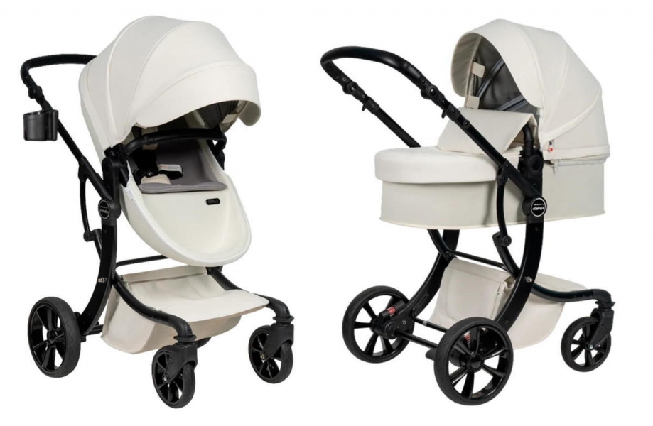 Детская коляска трансформер Farfello Aimile Spring Milky ASR-5