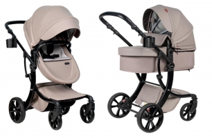 Детская коляска трансформер Farfello Aimile Spring Latte ASR-4