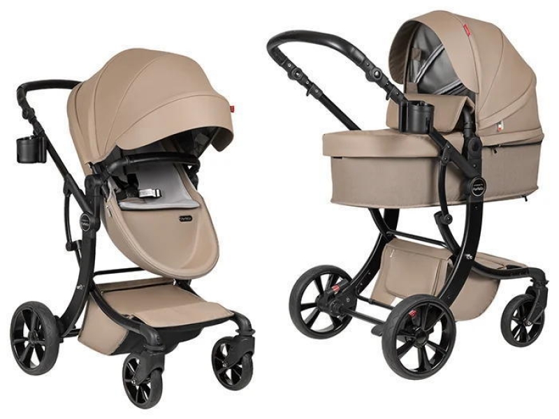 Детская коляска трансформер Farfello Aimile Spring Cocoa ASR-6