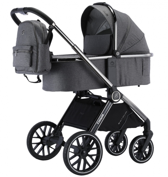 Детская коляска 2 в 1 Sevillababy Tinum Dk.Grey/темно-серый