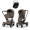 Коляска 3 в 1 Cybex Priam V Matt Black Style Coconut Brown + Cloud G3 Magic Black