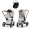 Коляска 3 в 1 Cybex Priam V Chrome Brown Style City Grey + Cloud G3 Magic Black