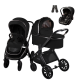 Детская коляска AmaroBaby Motus Premium Ecco 3 в 1 черный