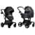 Детская коляска трансформер Farfello Aimile PRO A5-1 чёрный
