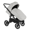 Детская коляска 2 в 1 Tutis Nanni 7 Кожа Light Silver