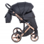 Детская коляска Adamex Chantal Star Collection 3 в 1 STAR101 черный+розовый