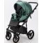Детская коляска Adamex Bibione Deluxe 2 в 1 BI-SM01 (ЗЕЛЕН.ПЕРЛ.ПЕРФ.КОЖА)