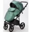 Детская коляска Adamex Bibione Deluxe 2 в 1 BI-SM01 (ЗЕЛЕН.ПЕРЛ.ПЕРФ.КОЖА)