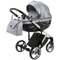 Adamex Chantal Special Edition Deluxe 2 в 1 C102 Экокожа серый, черный, серебро