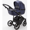 Детская коляска Adamex Bibione Deluxe 2 в 1 BI-SM09 (Т.СИН.ПЕРЛ.ПЕРФ.КОЖА)