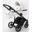 Детская коляска Adamex Bibione Deluxe 2 в 1 BI-SA01 (БЕЛ+БЕЛ.ПЕРФ.КОЖА)