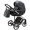 Детская коляска Adamex Chantal Special Edition 2 в 1 С114 Экокожа черный перламутр, хром