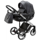 Детская коляска Adamex Chantal Special Edition 2 в 1 С114 Экокожа черный перламутр, хром