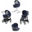 Коляска Inglesina Aptica 4 в 1 Graphite Blue Navy N6PTB Portland Blue
