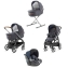 Коляска Inglesina Aptica 4 в 1 Graphite Blue Navy N6PTB Portland Blue
