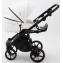 Детская коляска Adamex Bibione Deluxe 2 в 1 BI-SA01 (БЕЛ+БЕЛ.ПЕРФ.КОЖА)