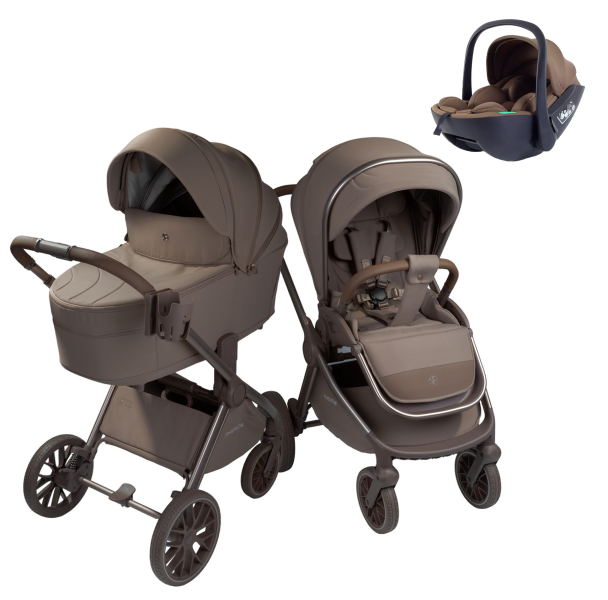 Детская коляска AmaroBaby Phenom 3 в 1 бежевый