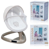 Электрокачели шезлонг Luxmom бежевый