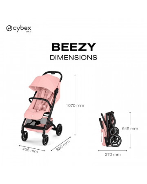 Коляска Cybex Beezy 2026 цвет Candy Pink