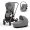 Коляска 3 в 1 Cybex Priam IV Rosegold и автокресло Cloud G i-Size Stone Grey Mirage Grey